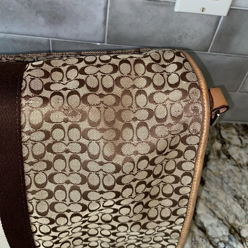 Coach Voyage Signature Messenger Bag